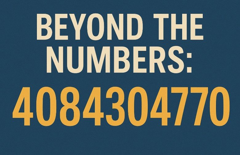 Beyond the Numbers 4084304770