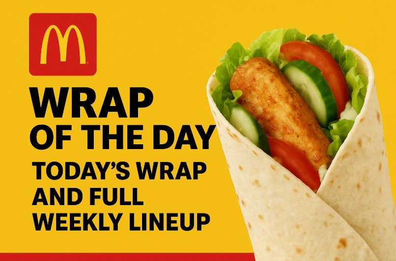 McDonald’s Wrap of the Day Today’s Wrap and Full Weekly Lineup
